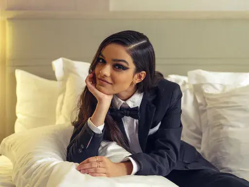 Rachel Zegler poses for a portrait on Sunday, Nov. 28 2021, in New York. Zegler was named one of eight breakthrough entertainers of the year. (Photo by Drew Gurian/Invision/AP)