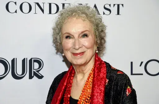 Author Margaret Atwood attends the Glamour Women of the Year Awards in New York on Nov. 11, 2019. On Monday night, during PEN America’s annual gala, Atwood and Penguin Random House announced that a one-off, unburnable edition of “The Handmaid’s Tale” would be auctioned through Sotheby’s New York. (Photo by Evan Agostini/Invision/AP, File)