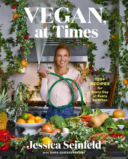 This cover image released by Gallery Books shows "Vegan, at Times; 120+ Recipes for Every Day or Every So Often" by Jessica Seinfeld with Sara Quessenberry. (Gallery Books via AP)