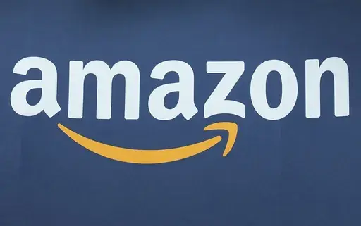 The Amazon logo is seen, June 15, 2023, at the Vivatech show in Paris. Amazon is moving from putting plastic air pillows in its packages to using recycled paper filling instead, a move that's more environmentally friendly and secures items in boxes better. The company said Thursday, June 20, 2024 that it's already replaced 95% of the plastic air fillers with paper filler in North America and is working toward complete removal by year's end. (AP Photo/Michel Euler, File)