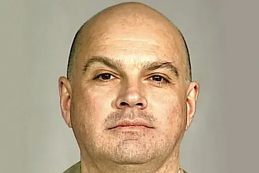 This undated file photo provided by the U.S. Attorney's office shows Lawrence Ray, the ex-convict charged with sex trafficking and extortion for forcing young women into prostitution or forced labor after winning trust by posing as a father-figure. Ray, who moved into his daughter's college dorm after getting out of prison and charmed her schoolmates with stories about his wisdom was convicted Wednesday, April 6, 2022, of charges that he turned on the close-knit group of friends and used threats