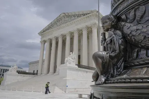 The U.S. Supreme Court is seen, April 25, 2024, in Washington. (AP Photo/Mariam Zuhaib, File)