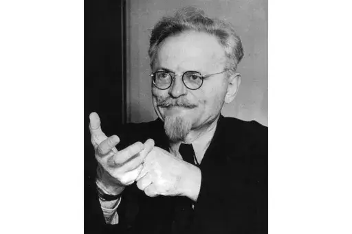 This file photo shows a portrait of Bolshevik revolutionary Leon Trotsky, founder of the Red Army, taken on Aug. 9, 1940, shortly before he was fatally attacked, Aug. 20, 1940, at his home in Mexico City. Once seen as the most likely successor to Vladimir Lenin as the leader of the Soviet Union, Trotsky lost a power struggle with Josef Stalin and fled abroad. A Soviet agent attacked Trotsky in 1940 with an ice axe, mortally wounding him. (AP Photo/File)