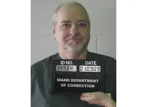 This image provided by the Idaho Department of Correction shows Thomas Eugene Creech, Jan. 9, 2009. (Idaho Department of Correction via AP, File)