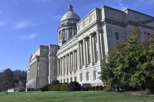 The Kentucky Capitol is seen, Jan. 14, 2020, in Frankfort, Ky. (AP Photo/Timothy D. Easley, File)