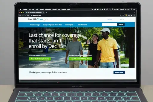 The healthcare.gov website is seen on Dec. 14, 2021, in Fort Washington, Md. A federal judge in Texas who previously ruled to dismantle the Affordable Care Act struck down a narrower but key part of the nation's health law Thursday, March 30, 2023, in a decision that opponents say could jeopardize preventive screenings for millions of Americans. (AP Photo/Alex Brandon, File)