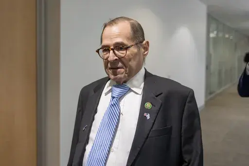 Rep. Jerry Nadler, D-N.Y., is pictured before a hearing, Nov. 7, 2023, in Washington. (AP Photo/Alex Brandon, File)