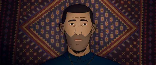 This image released by Neon shows a scene from the film "Flee." (Neon via AP)