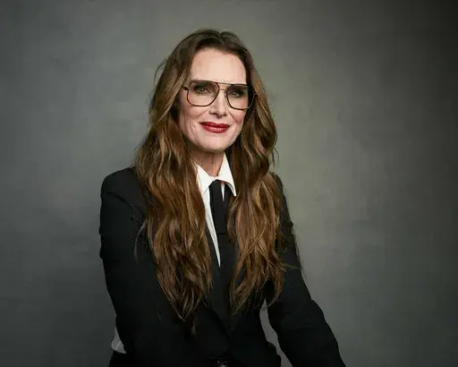 Brooke Shields poses for a portrait to promote the film "Pretty Baby: Brooke Shields" at the Latinx House during the Sundance Film Festival on Jan. 21, 2023, in Park City, Utah. The docuseries premieres Monday on Hulu. (Photo by Taylor Jewell/Invision/AP)