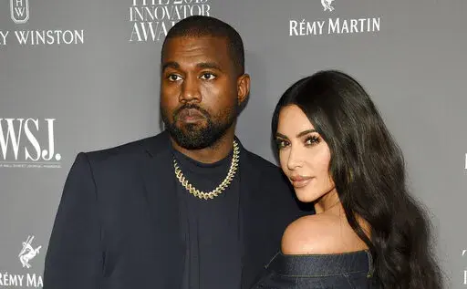 Kanye West, left, and Kim Kardashian attend the WSJ. Magazine Innovator Awards on Nov. 6, 2019, in New York. Kanye West, now legally known as Ye, has gone quiet on Instagram after weeks of ranting publicly about Kim Kardashian in the name of fatherhood. He cast a wide net of bullying, threats and slurs, including those aimed at Kardashian's boyfriend, Pete Davidson. (Photo by Evan Agostini/Invision/AP, File)