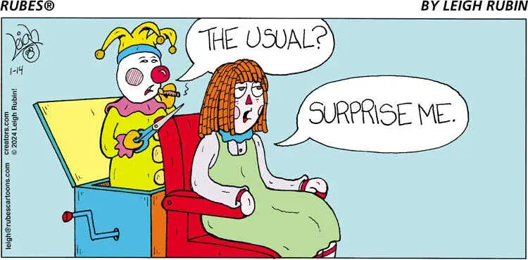 Rubes® for Jan 14, 2024