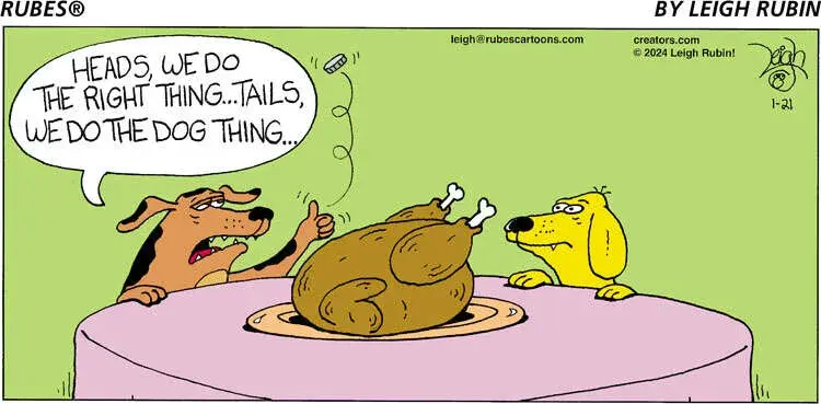 Rubes® for Jan 21, 2024