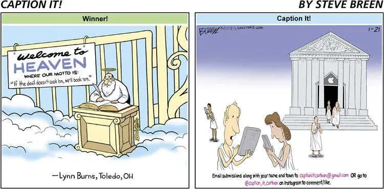 Caption It! for Jan 21, 2024