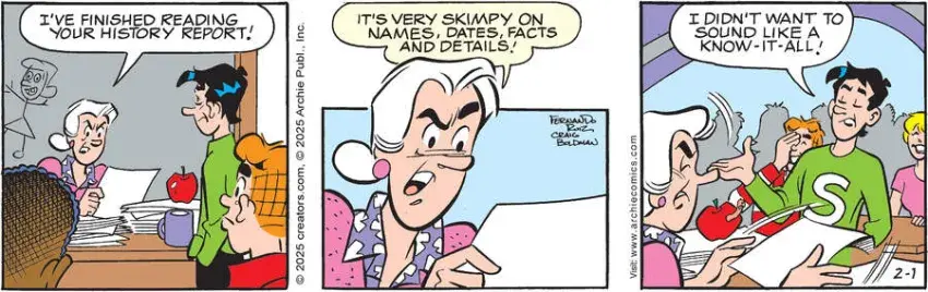 Archie for Feb 01, 2025