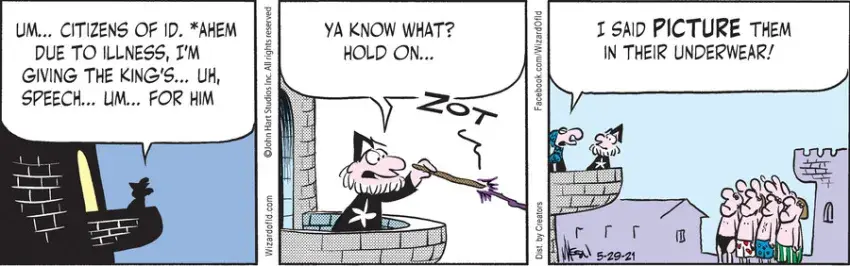 Wizard of Id for May 29, 2021