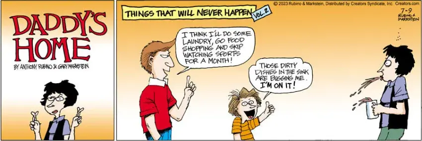 Daddy's Home for Jul 09, 2023