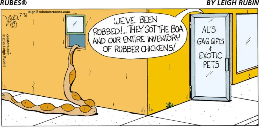 Rubes® for Jul 31, 2022