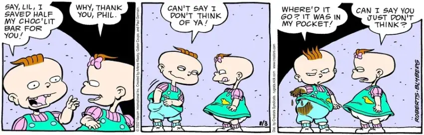 Rugrats for Aug 03, 2023