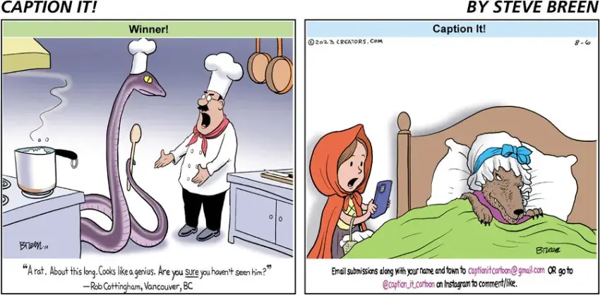 Caption It! for Aug 06, 2023