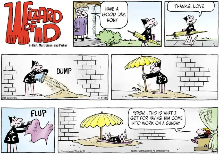 Wizard of Id for Aug 07, 2022