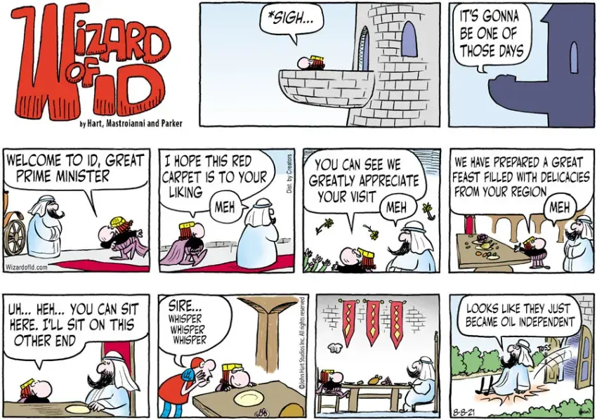 Wizard of Id for Aug 08, 2021