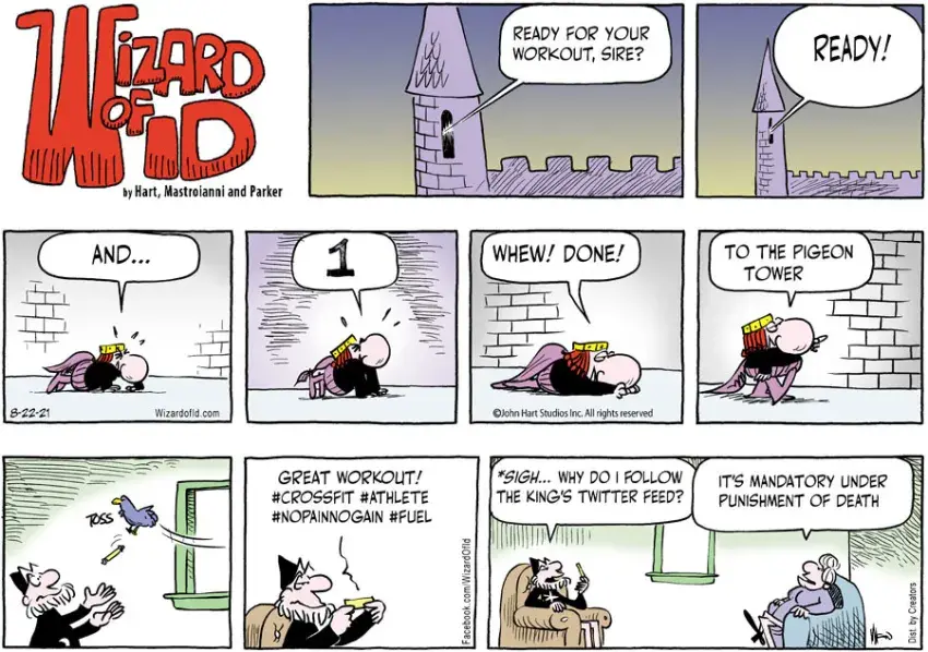 Wizard of Id for Aug 22, 2021