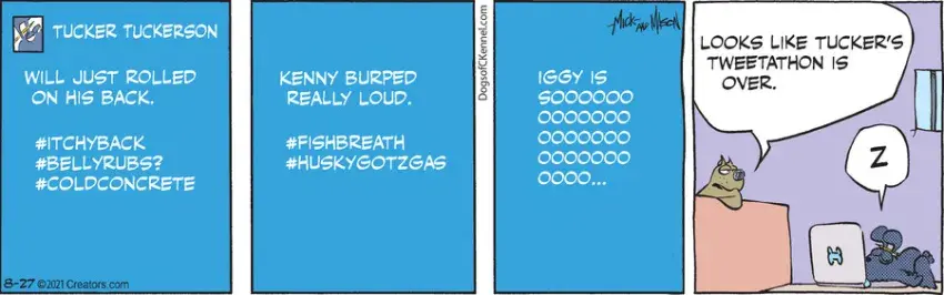 Dogs of C-Kennel for Aug 27, 2021