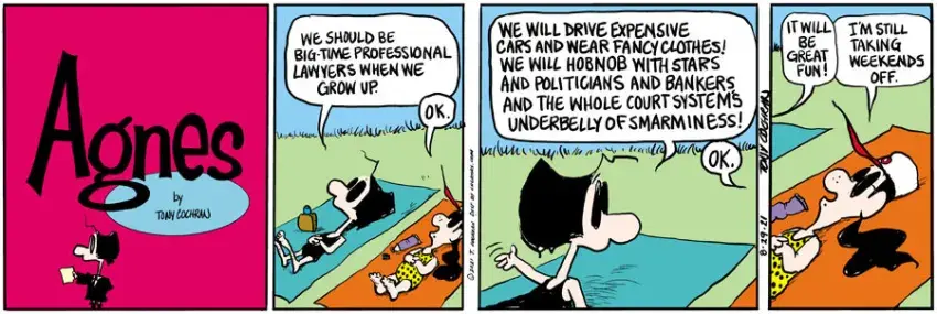 Agnes for Aug 29, 2021