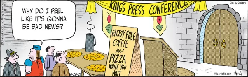 Wizard of Id for Sep 29, 2021