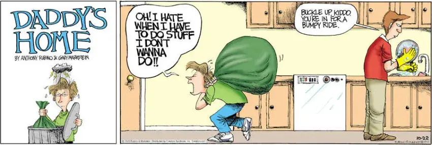 Daddy's Home for Oct 22, 2023