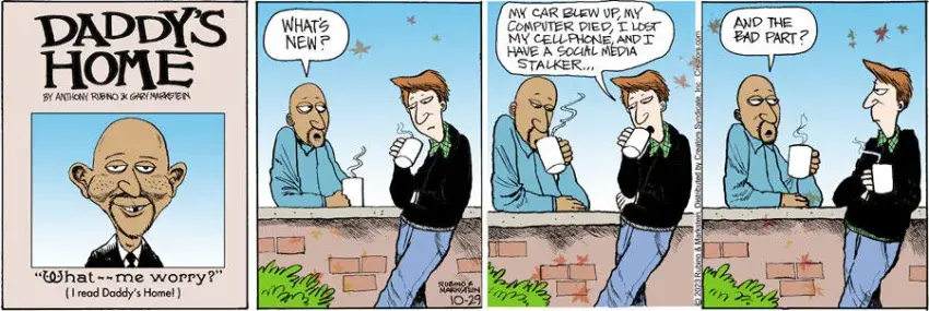 Daddy's Home for Oct 29, 2023