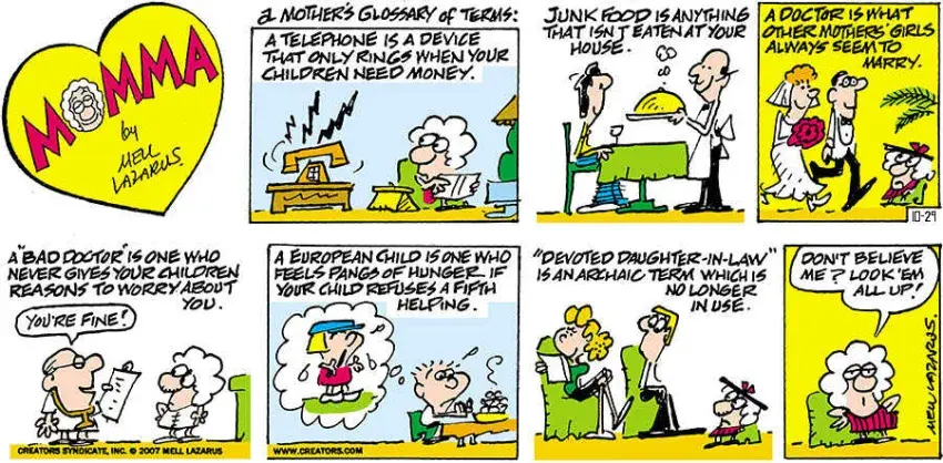 Momma for Oct 29, 2023