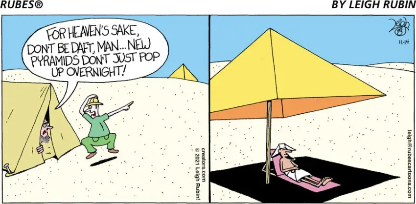 Rubes® for Nov 14, 2021