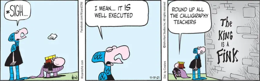 Wizard of Id for Nov 17, 2021