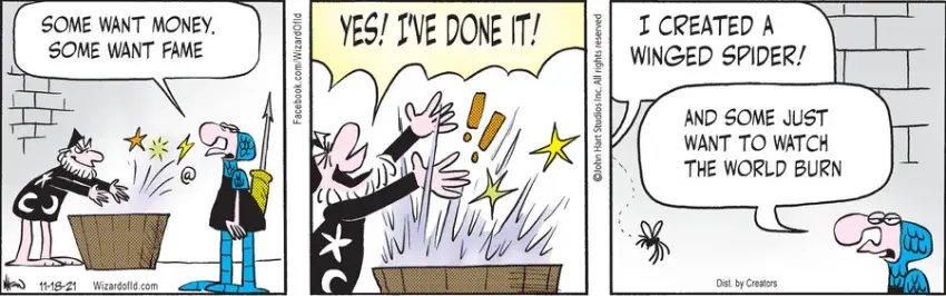 Wizard of Id for Nov 18, 2021