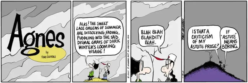 Agnes for Nov 28, 2021