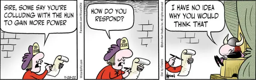 Wizard of Id for Nov 28, 2022