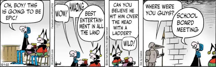 Wizard of Id for Dec 01, 2022