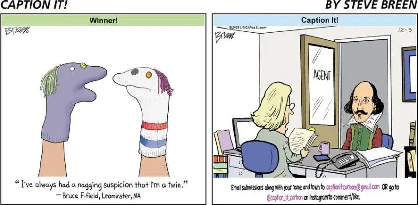 Caption It! for Dec 03, 2023