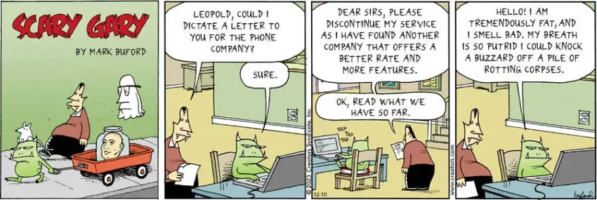 Scary Gary for Dec 10, 2023