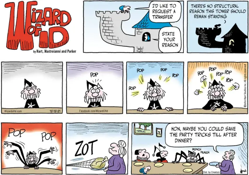 Wizard of Id for Dec 12, 2021