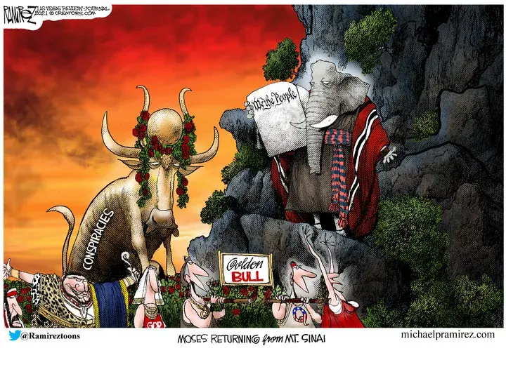 Michael Ramirez for Oct 14, 2021