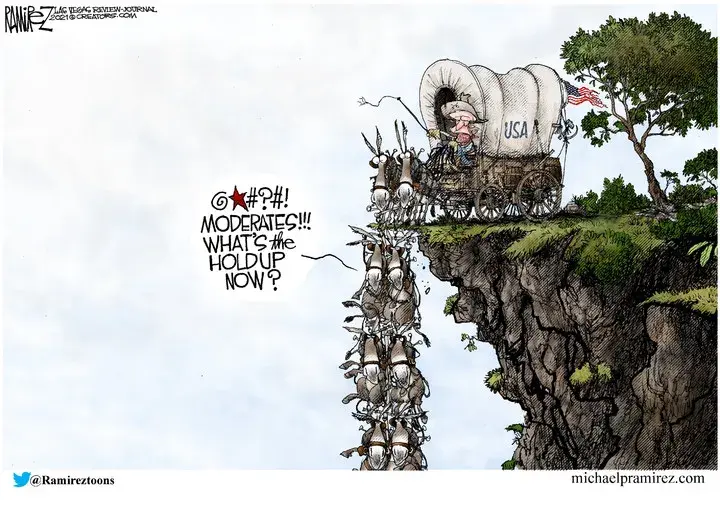 Michael Ramirez for Oct 18, 2021