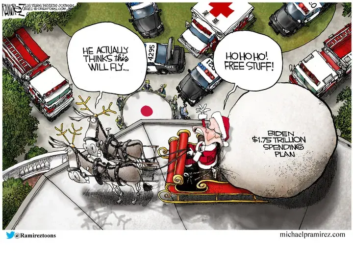 Michael Ramirez for Dec 14, 2021