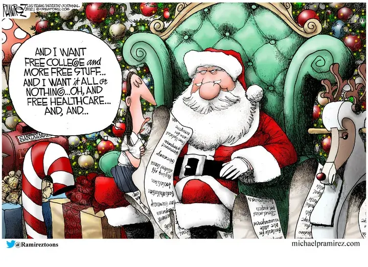 Michael Ramirez for Dec 23, 2021