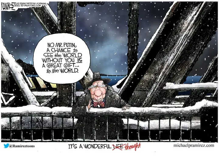 Michael Ramirez for Dec 24, 2021