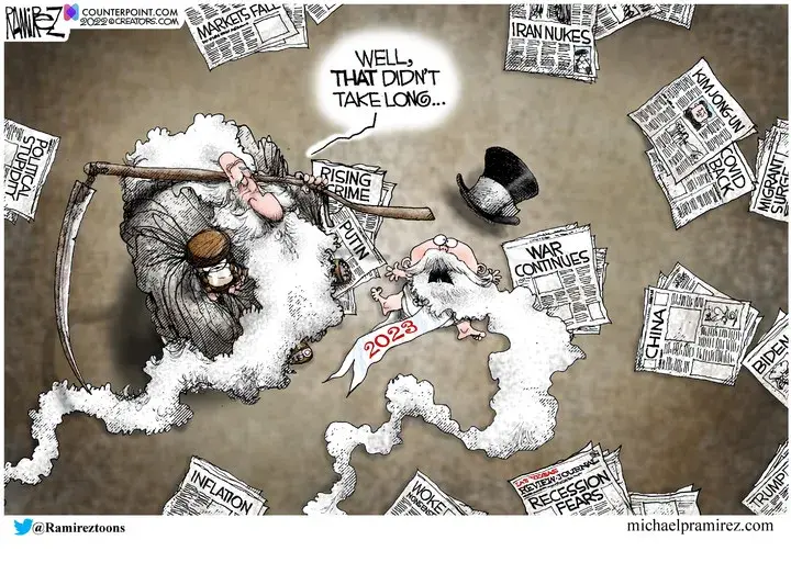 Michael Ramirez for Dec 31, 2022