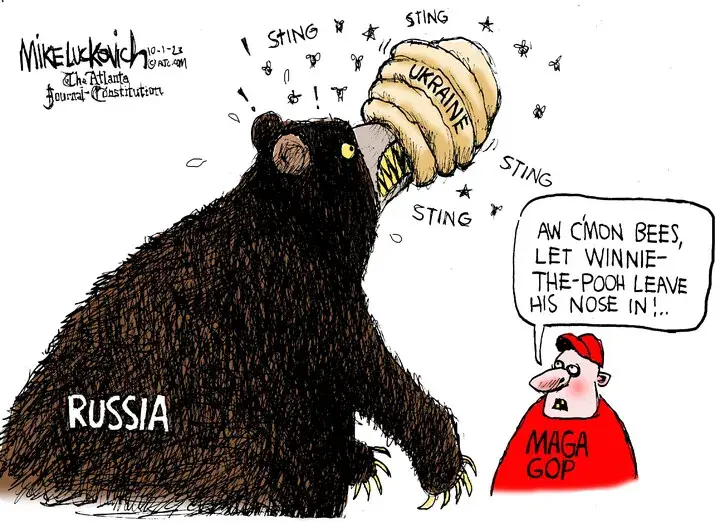 Mike Luckovich for Oct 01, 2023