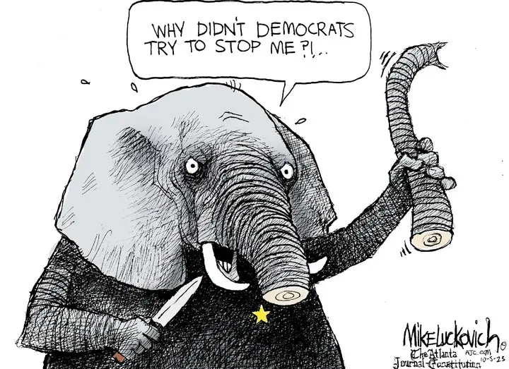 Mike Luckovich for Oct 05, 2023