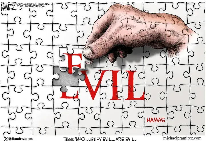 Michael Ramirez for Oct 12, 2023